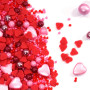 Streusel lamour rot rosa 90g | Zuckerstreusel Herzen Valentinstag Geburtstag | Tortendeko Hochzeit