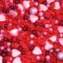 Streusel lamour rot rosa 180g | Zuckerstreusel Herzen Valentinstag Geburtstag | Tortendeko Hochzeit