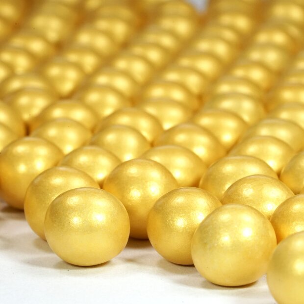 SCHOKOKUGELN GOLD