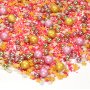 Streusel Rapunzel rosa gold 180g | Zuckerstreusel Sprinkles Sterne Mädchen Geburtstag | Tortendeko
