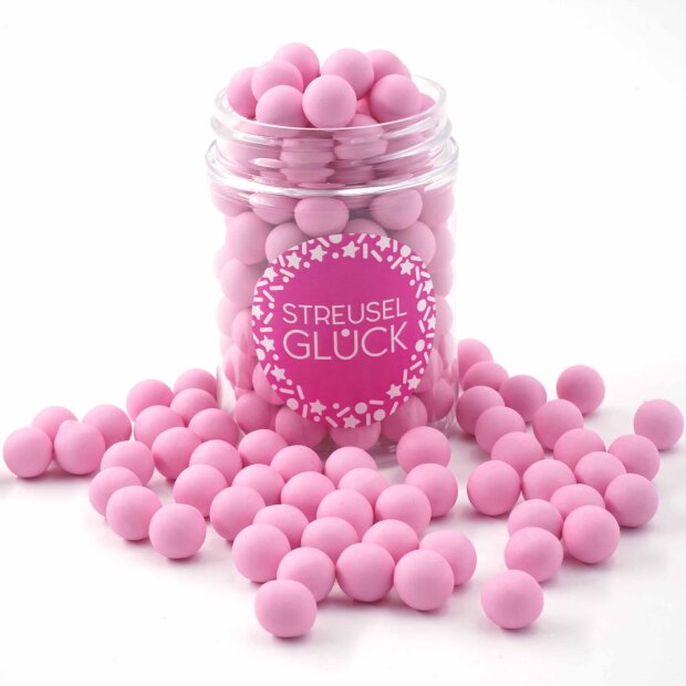 SCHOKOKUGELN ROSA PASTELL
