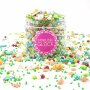 Streusel Weihnachtstraum grün weiss gold 180g | Zuckerstreusel Sprinkles Weihnachten | Tortendeko Christmas