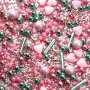 Streusel Julia in Love rosa grün 90g | Zuckerstreusel Herzen Valentinstag | Tortendeko Geburtstag