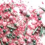 Streusel Julia in Love rosa grün 90g | Zuckerstreusel Herzen Valentinstag | Tortendeko Geburtstag