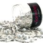 Streusel New York weiss silber 90g | Zuckerstreusel Geburtstag Hochzeit | Tortendeko weiss silber