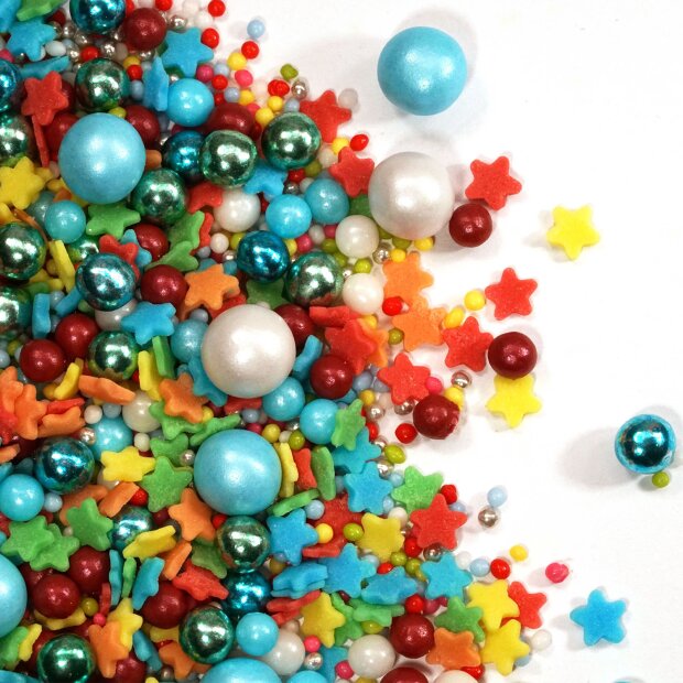 Streusel Zauberei bunt 90g | Zuckerstreusel Kinder Geburtstag | Tortendeko