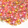 Streusel Rapunzel rosa gold 90g | Zuckerstreusel Sprinkles Sterne Mädchen Geburtstag | Tortendeko