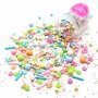 Streusel Christmas Party grün bunt 90g | Zuckerstreusel Sprinkles Weihnachten | Tortendeko