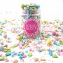 Streusel Christmas Party grün bunt 90g | Zuckerstreusel Sprinkles Weihnachten | Tortendeko