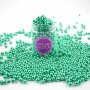 Schokokugeln Crispy mini grün metallic 75g | Schokostreusel für Weihnachten Geburtstag | Cupcakes Cake Pops Muffins Tortendeko