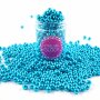 Schokokugeln Crispy mini blau metallic 75g | Schokostreusel für Weihnachten Geburtstag | Cupcakes Cake Pops Muffins Tortendeko