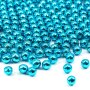 Schokokugeln Crispy mini blau metallic 75g | Schokostreusel für Weihnachten Geburtstag | Cupcakes Cake Pops Muffins Tortendeko