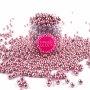 Schokokugeln Crispy mini rosa metallic 150g | Schokostreusel für Weihnachten Geburtstag | Cupcakes Cake Pops Muffins Tortendeko