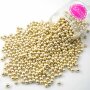 Schokokugeln Crispy mini gold metallic 150g | Schokostreusel für Weihnachten Geburtstag | Cupcakes Cake Pops Muffins Tortendeko