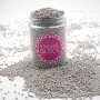 Streusel Just Pure silber 90g | silberne Zuckerstreusel Nonpareilles | Kindergeburtstag Weihnachten | Tortendeko Cupcakes Muffins