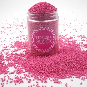 Streusel Just Pure rosa 90g | rosa Zuckerstreusel...