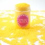 Streusel Just Pure gelb 90g | gelbe Zuckerstreusel Nonpareilles | Kindergeburtstag Weihnachten | Tortendeko Cupcakes Muffins