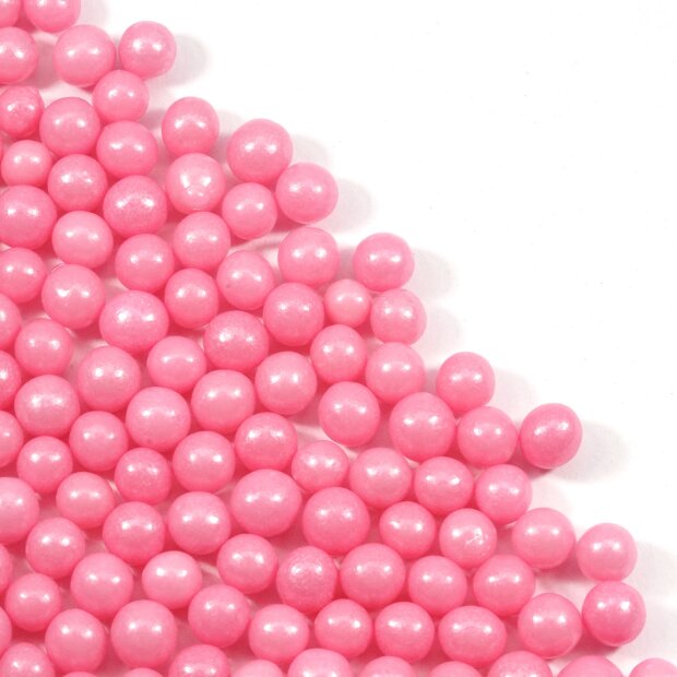 Zuckerperlen Pure Love rosa pearl 90g | Streusel Perlen aus Zucker für Deine Tortendeko | Weihnachten Geburtstag