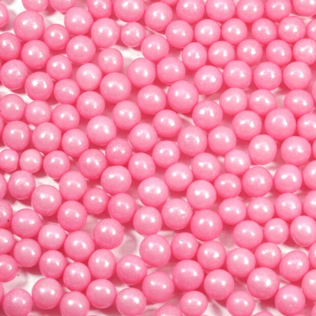 Zuckerperlen Pure Love rosa pearl 90g | Streusel Perlen aus Zucker für Deine Tortendeko | Weihnachten Geburtstag