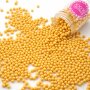 Zuckerperlen Pure Love gold 90g | Streusel Perlen aus Zucker für Deine Tortendeko | Weihnachten Geburtstag