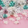 Streusel Polarlicht weiss  rosa grün 90g | Zuckerstreusel Sprinkles Weihnachten | Tortendeko Christmas