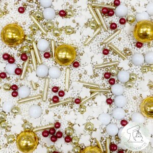 Streusel Christmas Angel  weiss gold bordeaux 90g |...