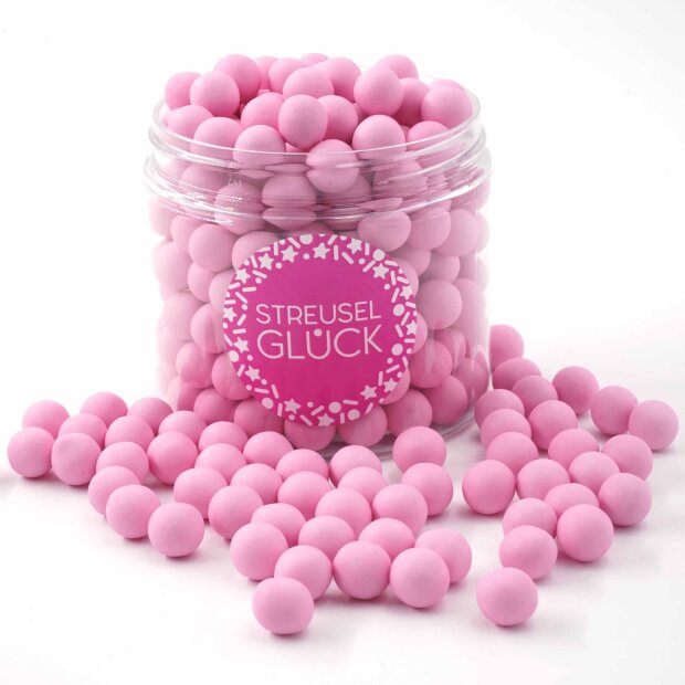 Schokokugeln rosa pastell 180g | Deko Cupcakes | Tortendeko | Geburtstag Kindergeburtstag Hochzeit Weihnachten