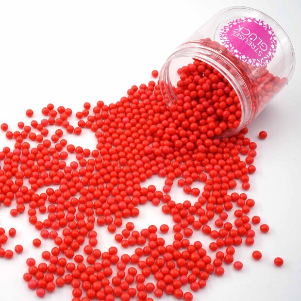 Zuckerperlen Pure Love rot 180g