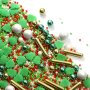 Streusel Santa Claus rot grün gold 90g | bunte Zuckerstreusel Sprinkles Weihnachten | Tortendeko Christmas #1
