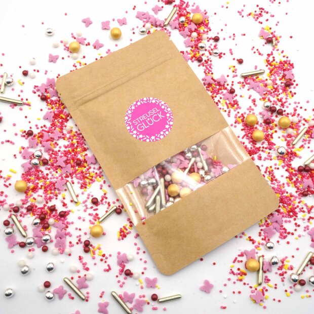 Streusel Butterfly Heaven 40g Zuckerstreusel Sprinkles Ostern Tortendeko Frühling Geburtstag Party Kuchen Torte Cupcackes