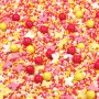 Streusel Schmetterlingstanz gelb rosa pink 180g | Zuckerstreusel Sprinkles Ostern Frühling | Tortendeko Kindergeburtstag