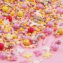 Streusel Butterfly Dream rosa gelb pink 90g | Bunte Zuckerstreusel Sprinkles Ostern Frühling | Tortendeko Taufe