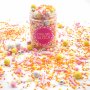 Streusel Verliebtes Häschen weiss gelb rosa 180g | Zuckerstreusel Sprinkles Ostern Frühling | Tortendeko Geburtstag