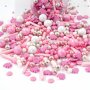 Streusel Pinke Weihnachten pink, rosa 90g | Zuckerstreusel Sprinkles Weihnachten | Tortendeko Plätzchendeko Christmas
