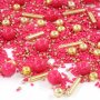Streusel Marakesch pink gold 90g | Zuckerstreusel Geburtstag Hochzeit | Tortendeko Sprinkles