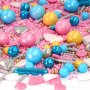 Streusel Sweet Moments rosa silber blau gold 90g | Zuckerstreusel Frühling Geburtstag | Tortendeko Sprinkles Cupcakes