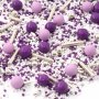 Streusel Provence flieder lila 90g | Zuckerstreusel Sprinkles Weihnachten | Tortendeko Geburtstag Sommer
