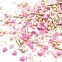 Streusel Engelchen weiss rosa gold 90g | Zuckerstreusel Sprinkles Weihnachten | Tortendeko Geburtstag