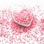 Streusel Just Pure weiss-rosa-rot 90g | Zuckerstreusel Nonpareilles | Kindergeburtstag Valentinstag Muttertag | Tortendeko Cupcakes Muffins