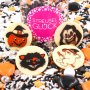 Streusel Süßes oder Saures  orange, silber, schwarz 90g | Zuckerstreusel Sprinkles Halloween | Tortendeko Party Geister Fledermäuse