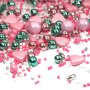 Streusel Julia in Love rosa grün 90g | Zuckerstreusel Herzen Valentinstag | Tortendeko Geburtstag